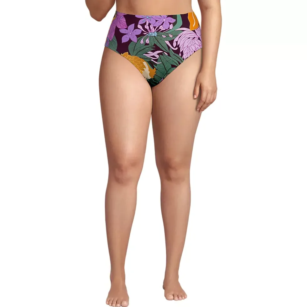Women's Cheeky High Waisted Bikini Bottoms