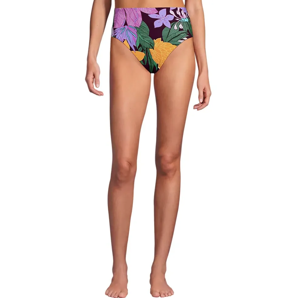 Women's Cheeky High Waisted Bikini Bottoms
