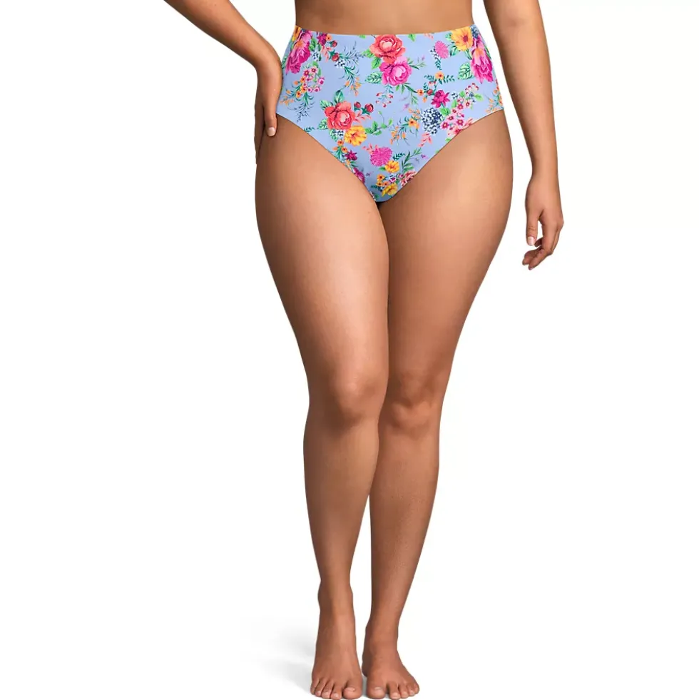 Women's Cheeky High Waisted Bikini Bottoms