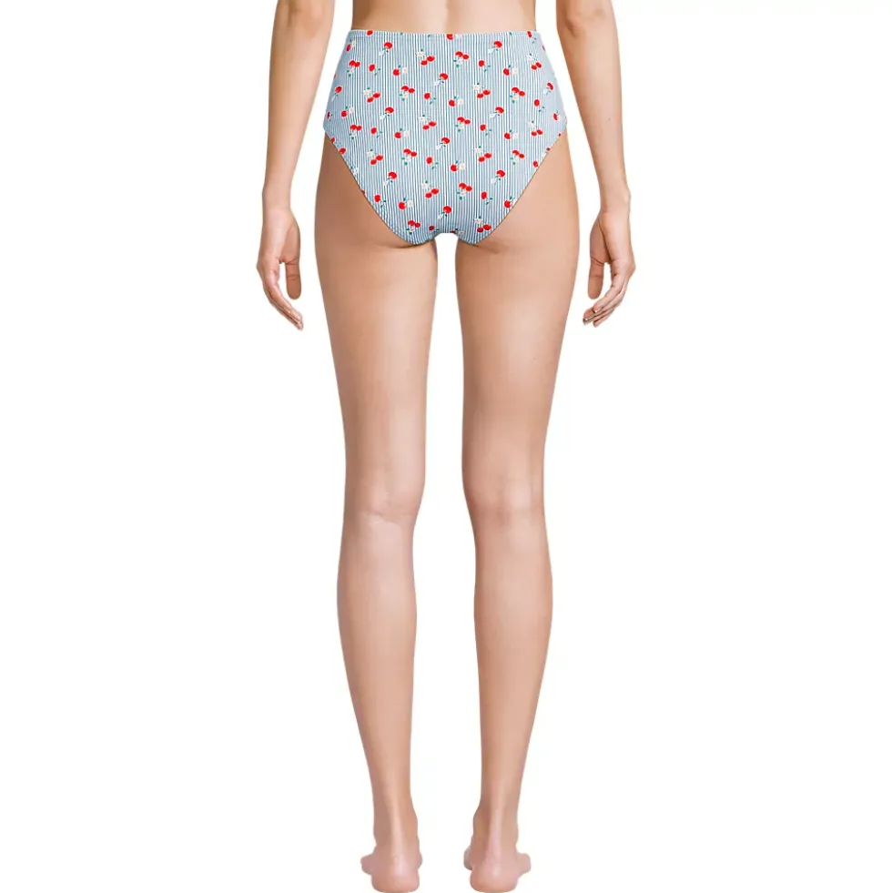 Women's Cheeky High Waisted Bikini Bottoms