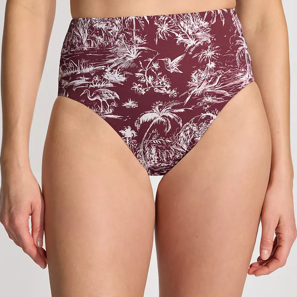 Women's Cheeky High Waisted Bikini Bottoms