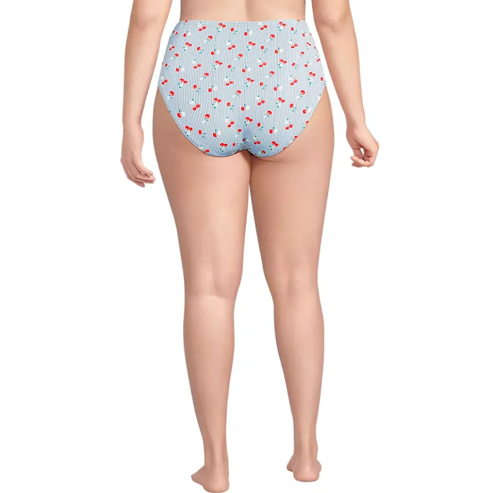 Women's Cheeky High Waisted Bikini Bottoms