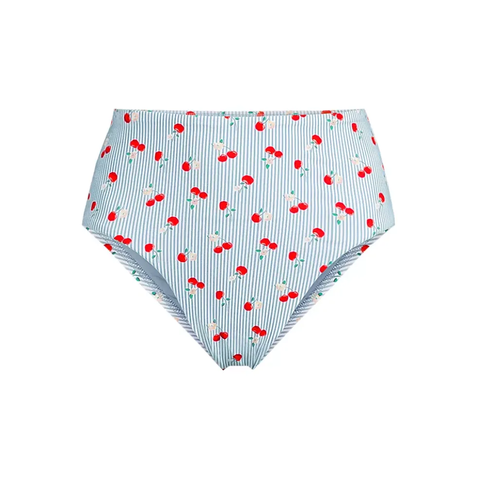 Women's Cheeky High Waisted Bikini Bottoms