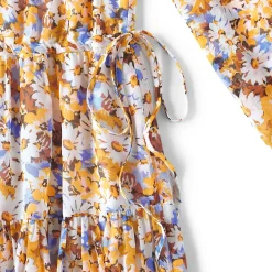 Women's Chiffon Above the Knee Adjustable Dress
