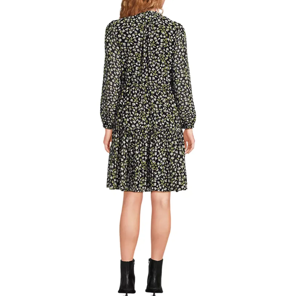 Women's Chiffon Above the Knee Adjustable Dress
