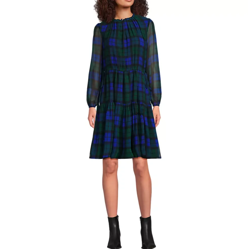 Women's Chiffon Above the Knee Adjustable Dress