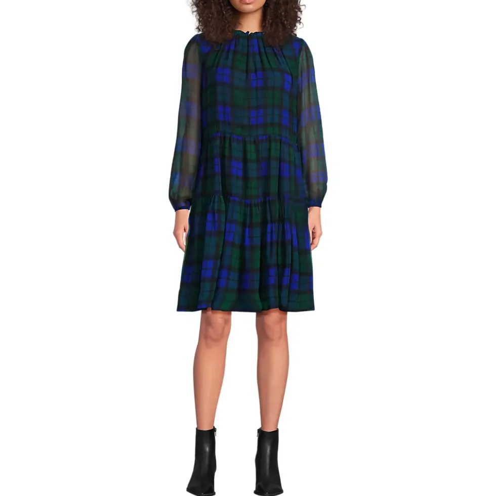 Women's Chiffon Above the Knee Adjustable Dress