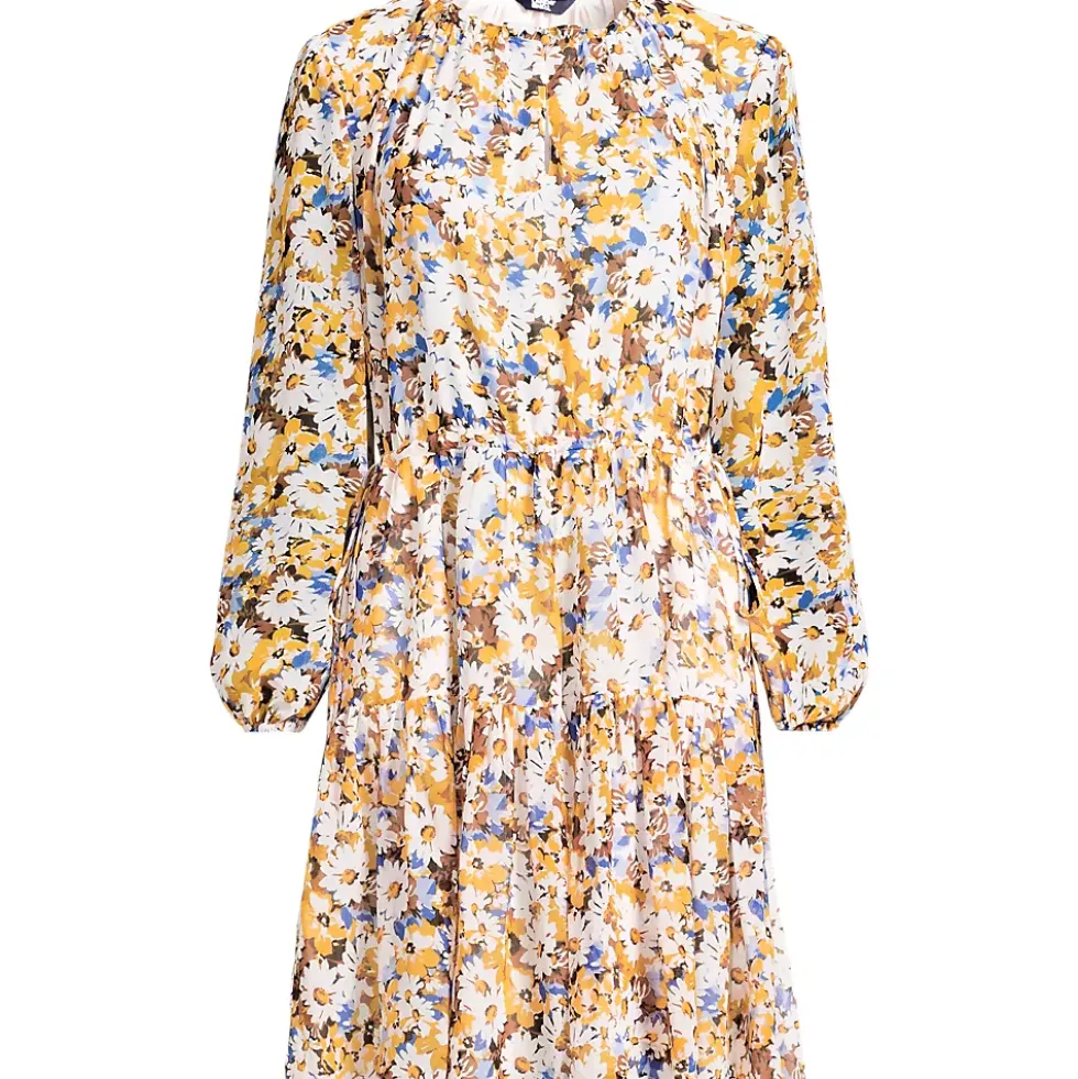 Women's Chiffon Above the Knee Adjustable Dress