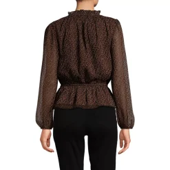 Women's Chiffon Peplum Top