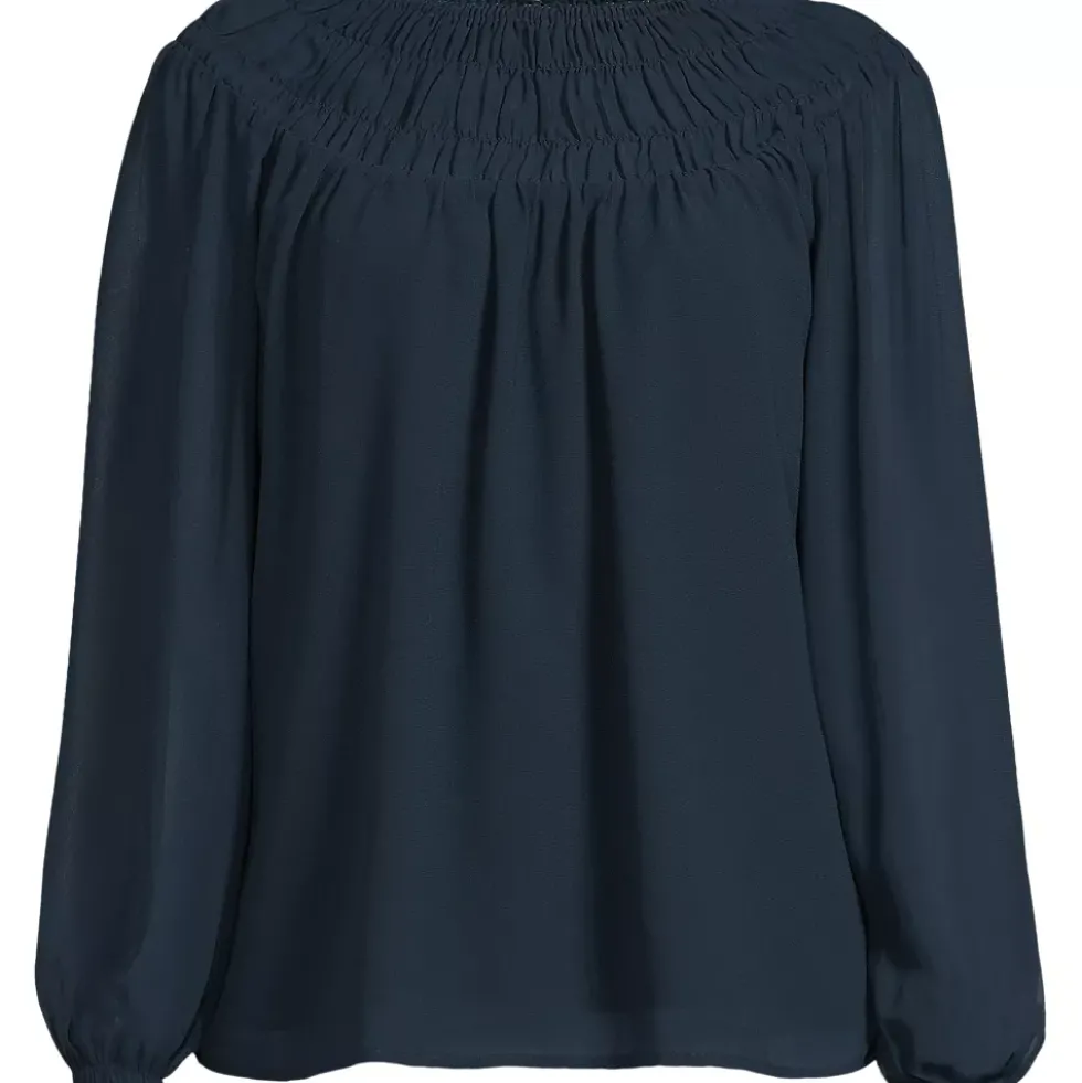 Women's Chiffon Scoop Neck Blouse