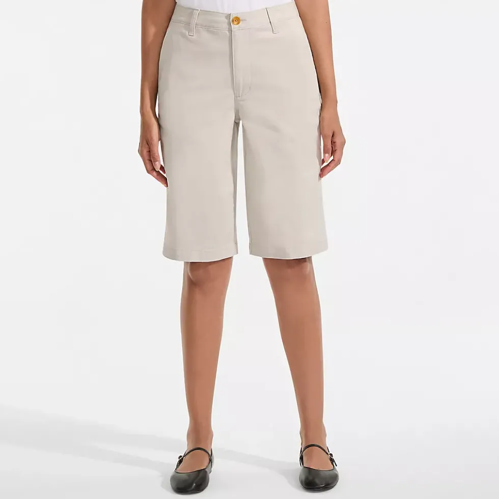 Women's Chino Fixed Waistband 12" Shorts