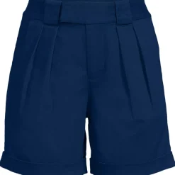 Women's Chino High Rise Pleated 7