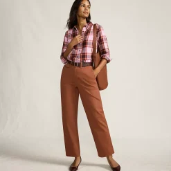 Women's Chino High Rise Rail Straight Leg Pants