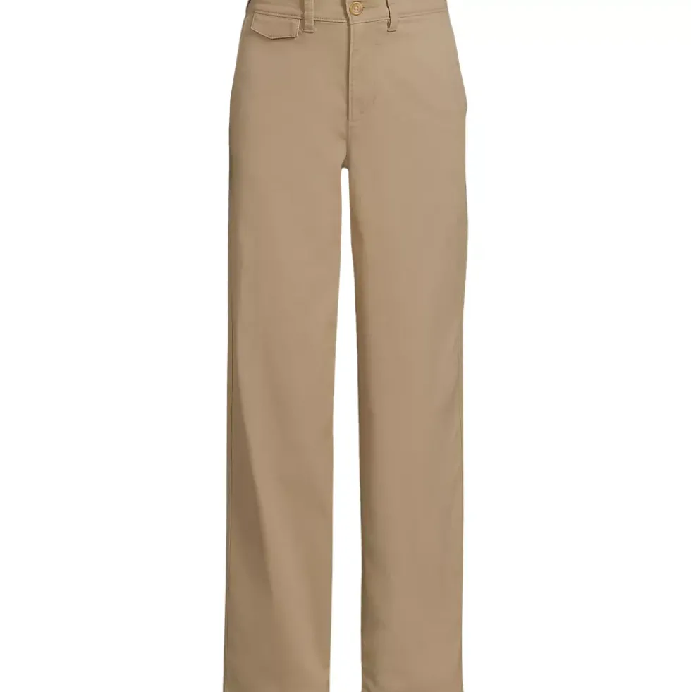 Women's Chino High Rise Rail Straight Leg Pants