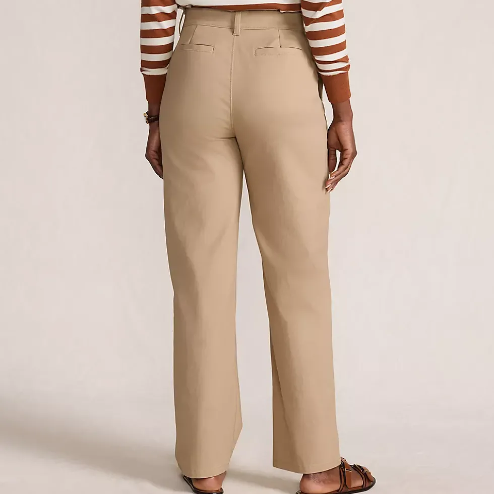 Women's Chino High Rise Rail Straight Leg Pants