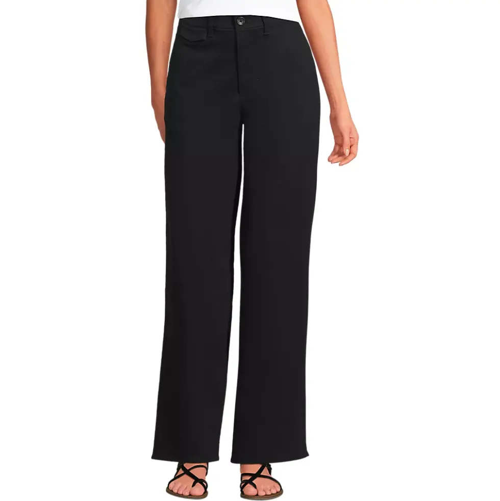 Women's Chino High Rise Rail Straight Leg Pants