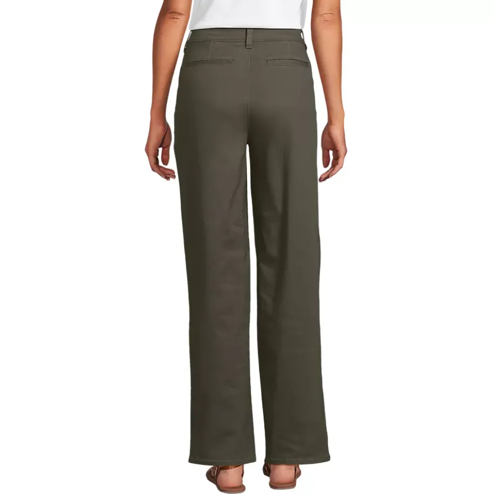 Women's Chino High Rise Rail Straight Leg Pants