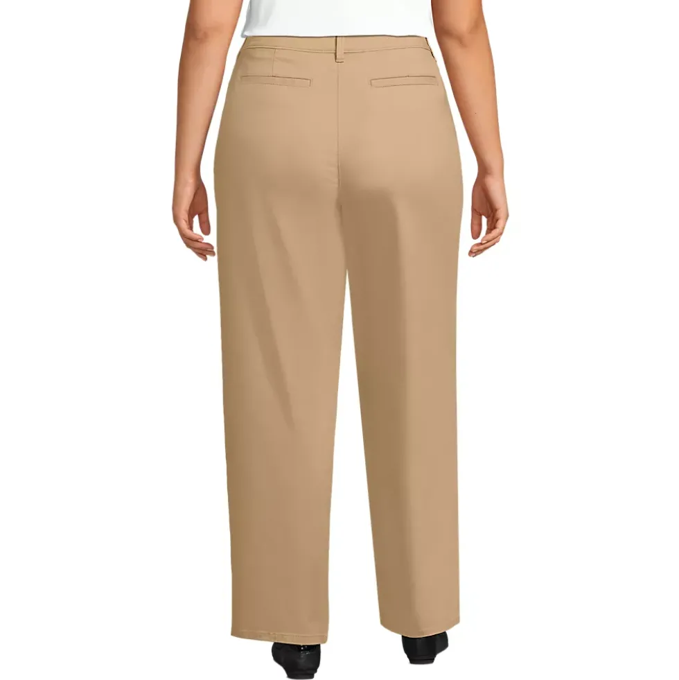 Women's Chino High Rise Rail Straight Leg Pants