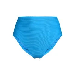 Women's Chlorine Resistant Ottoman Rib High Waisted Bikini Bottoms
