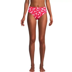 Women's Chlorine Resistant Pinchless High Waisted Bikini Bottoms