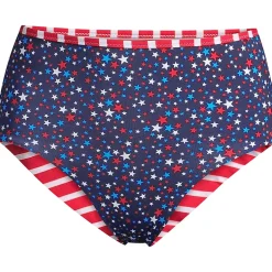 Women's Chlorine Resistant Reversible High Waisted Bikini Bottoms