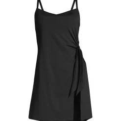 Women's Chlorine Resistant Sweetheart Swim Dress One Piece Swimsuit