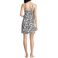 Women's Chlorine Resistant Sweetheart Swim Dress One Piece Swimsuit