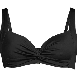 Women's Chlorine Resistant Twist Front Underwire Bikini Swimsuit Top