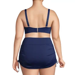 Women's Chlorine Resistant Twist Front Underwire Bikini Swimsuit Top