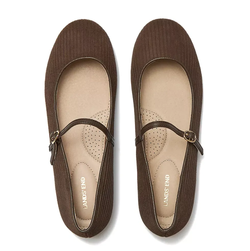 Women's Classic Corduroy Mary Jane Flats