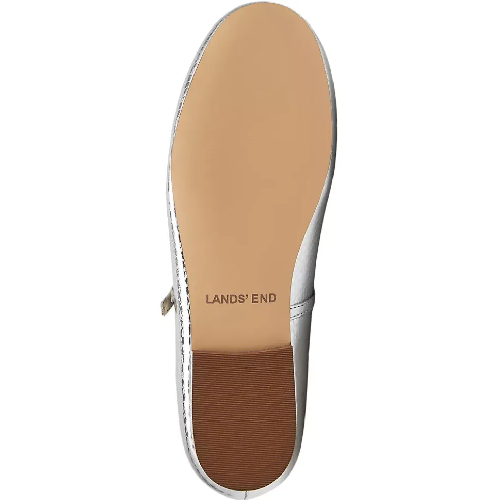 Women's Classic Metallic Mary Jane Flats