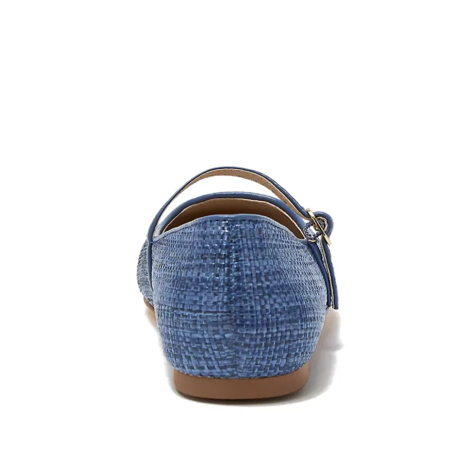Women's Classic Raffia Mary Jane Flats