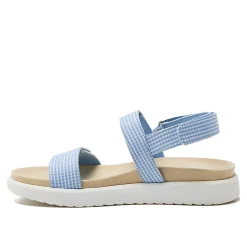 Women's Comfort Adjustable Gingham Sandals