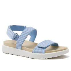 Women's Comfort Adjustable Gingham Sandals
