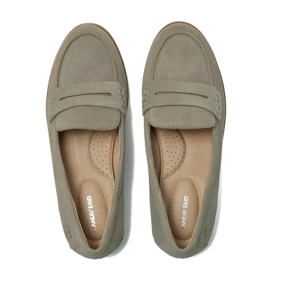 Women's Comfort Lug Sole Suede Loafers