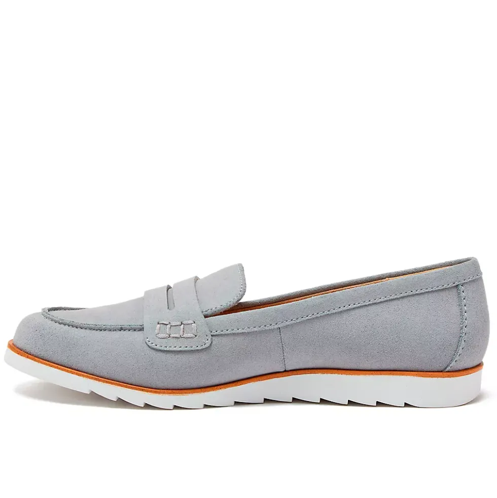 Women's Comfort Lug Sole Suede Loafers
