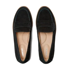 Women's Comfort Lug Sole Suede Loafers