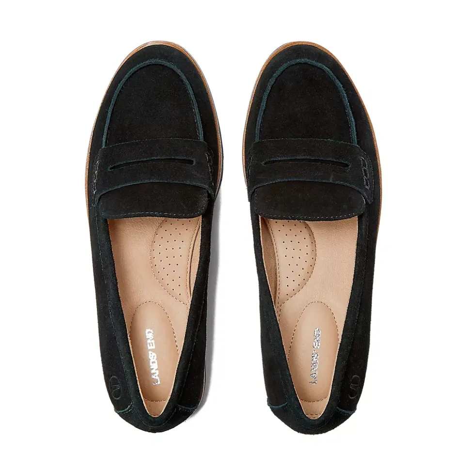 Women's Comfort Lug Sole Suede Loafers