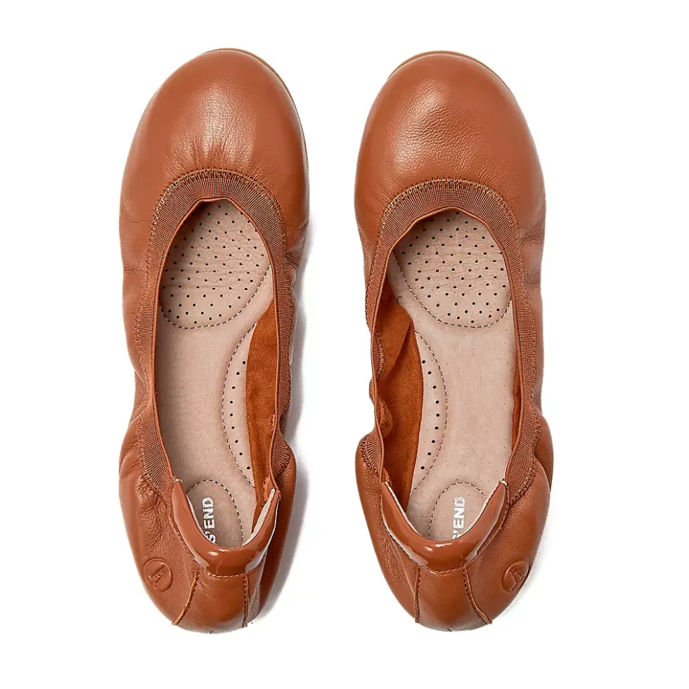 Women's Comfort Slip On Leather Ballet Flats