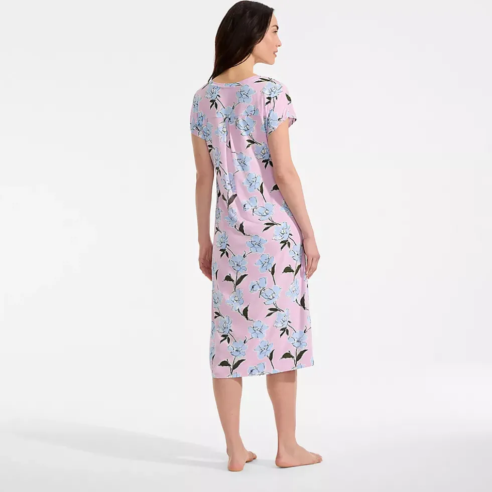 Women's Cooling Cap Sleeve Midi Nightgown