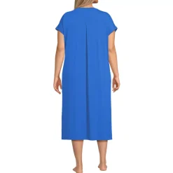 Women's Cooling Cap Sleeve Midi Nightgown