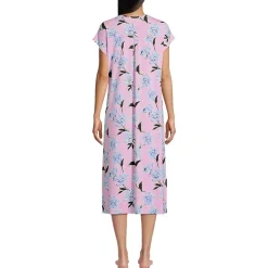 Women's Cooling Cap Sleeve Midi Nightgown