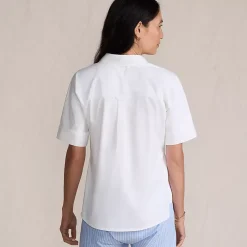 Women's Cooling Elbow Sleeve Button Front Shirt