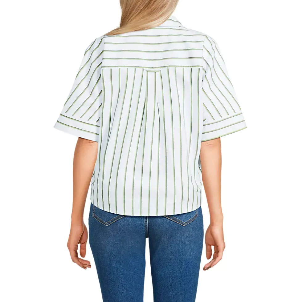 Women's Cooling Elbow Sleeve Button Front Shirt
