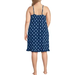 Women's Cooling Knee Length Slip Nightgown