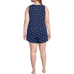 Women's Cooling 3 Piece Pajama Set - Robe Tank and Shorts