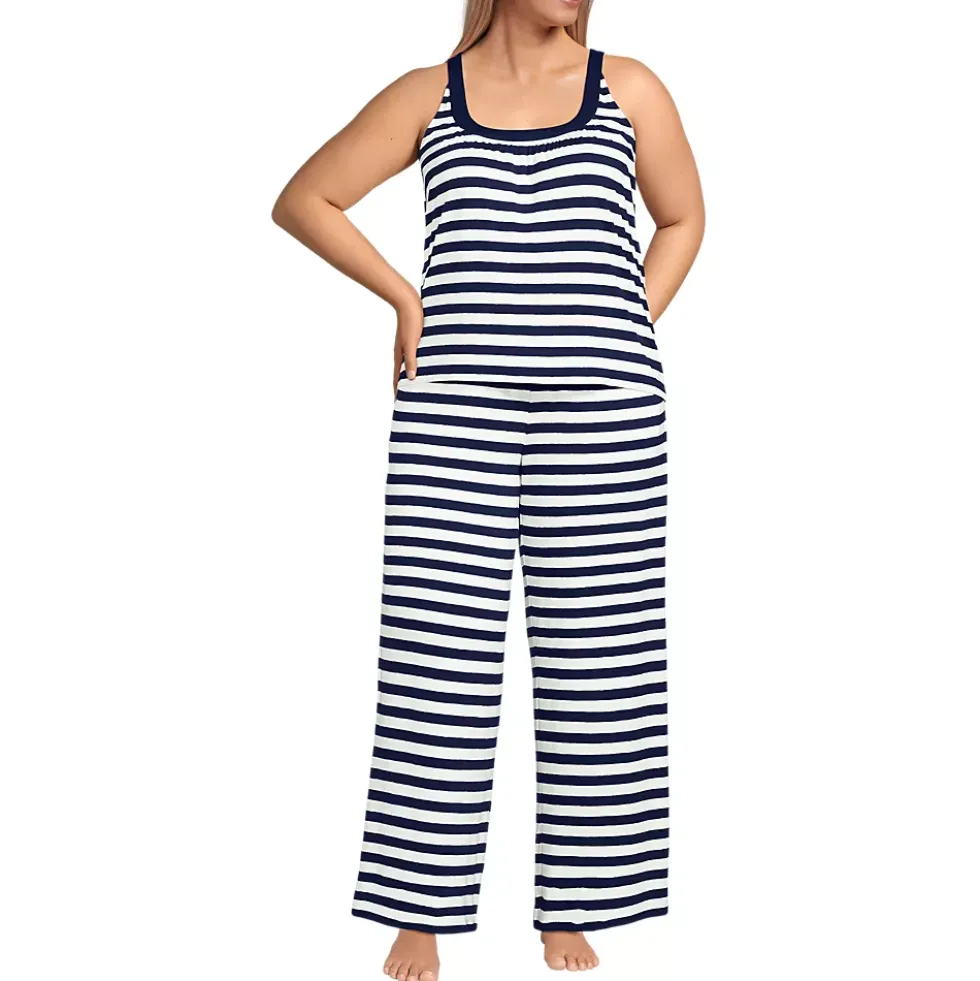 Women's Cooling 2 Piece Pajama Set - Flowy Tank and Pants