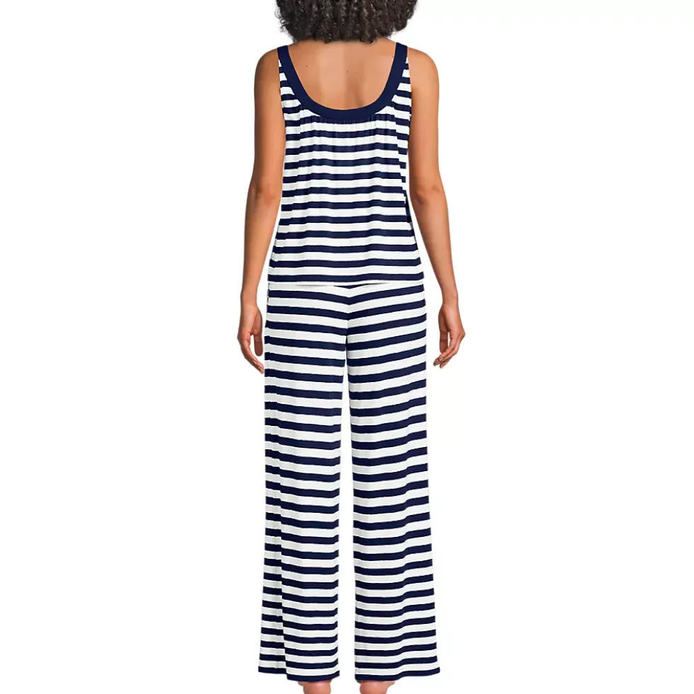 Women's Cooling 2 Piece Pajama Set - Flowy Tank and Pants