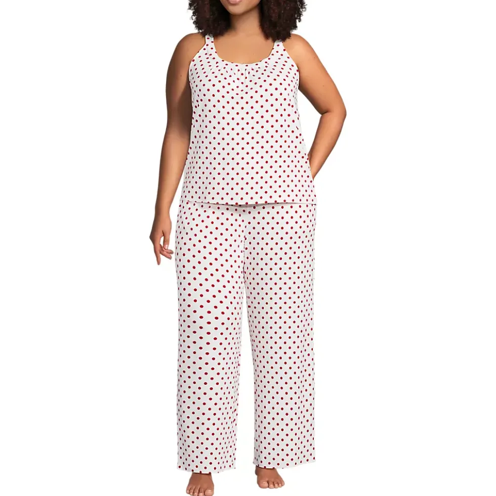Women's Cooling 2 Piece Pajama Set - Flowy Tank and Pants