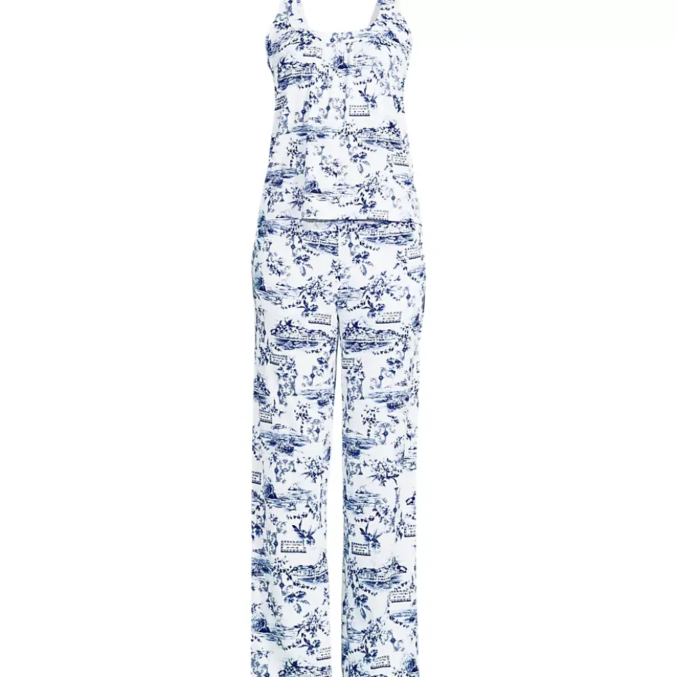 Women's Cooling 2 Piece Pajama Set - Flowy Tank and Pants